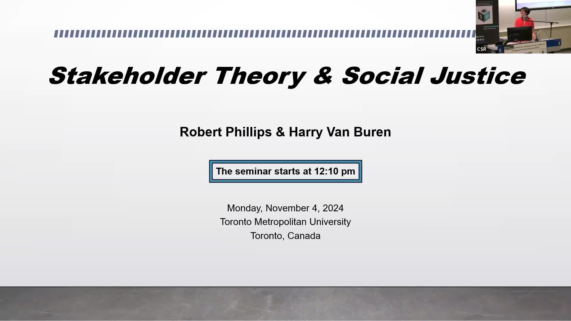 Toronto Metropolitan University Enterprise Video Platform